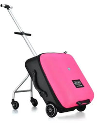Baby Formsio Kids Scooter Suitcase Lazy Carry On Rolling Luggage Box Sitting Trolley Bag Lightweight and Portable
