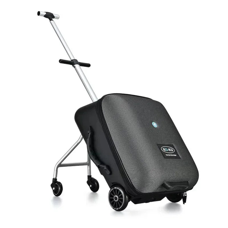 Baby Formsio Kids Scooter Suitcase Lazy Carry On Rolling Luggage Box Sitting Trolley Bag Lightweight and Portable