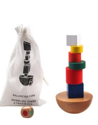 Kids Wooden Toys Moon Elephant Animals Balancing Game Kids Educational Toys for Baby Building Blocks Children Balance Toys ZXH
