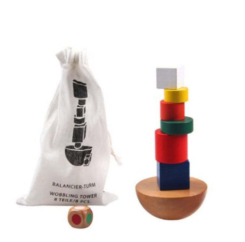 Kids Wooden Toys Moon Elephant Animals Balancing Game Kids Educational Toys for Baby Building Blocks Children Balance Toys ZXH