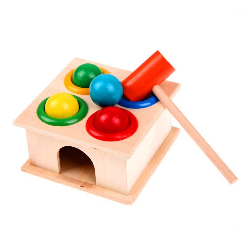 Kids Montessori Wooden Toys Rainbow Blocks Kid Learning Toy Baby Music Rattles Graphic Colorful Wooden Blocks Educational Toy