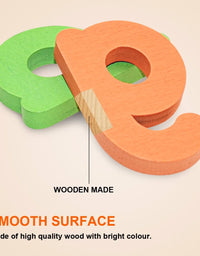 Montessori Spelling Word Game Wooden Toys Early Learning Jigsaw Letter Alphabet Puzzle Educational Baby Toys for Children
