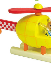 Wood 3D Toys Removal Disassembly Assembly Helicopter Rocket Fighter Puzzle Toys Magnetic Wood Educational Toys Plane Diecasts

