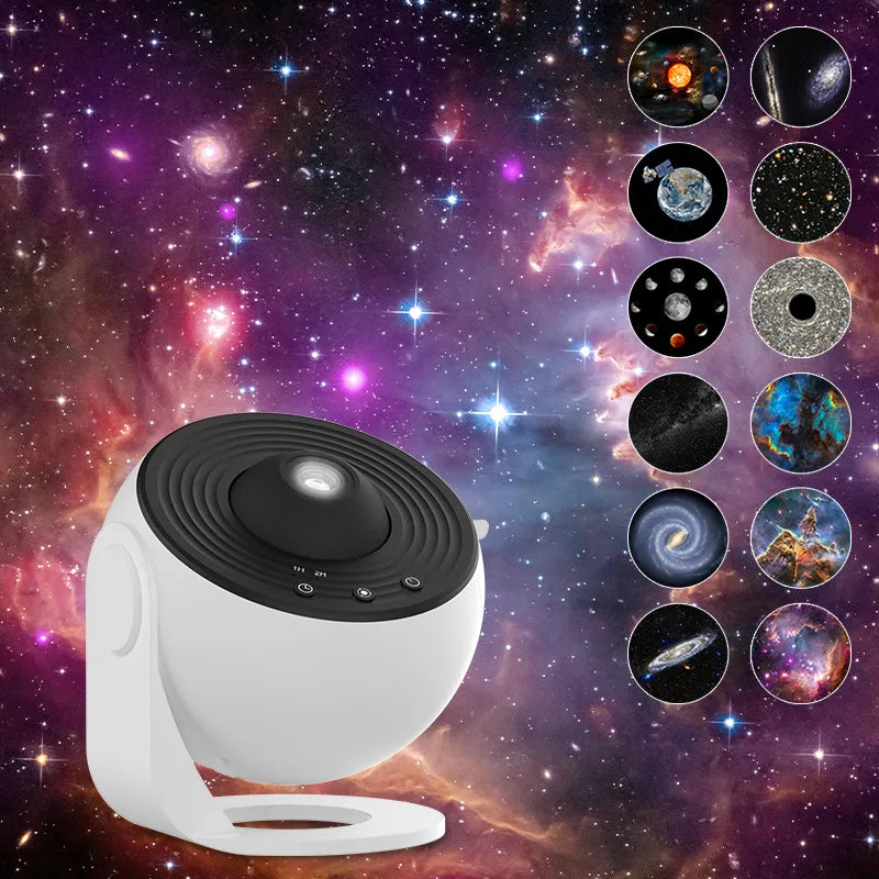 Galaxy Projector Night Light 360° Rotating Planetarium Lamp for Kids Bedroom Wedding Decor Ideal Valentines Day Gift