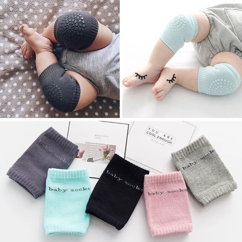 0-3 Year Baby Knee Pads Kids Non Slip Crawling Elbow Cushion Infant Toddlers Protector Safety Kneepad Girls Boys Leg Warmer