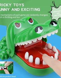 Crocodile Teeth Toys For Kids Alligator Biting Finger Dentist Games. Funny For Party And Children Game Of Luck Pranks Kids Toys
