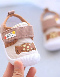 Infant Kids Baby Cartoon Anti Kicking Functional Shoe Soft Sole Squeaky Sneakers Boy Causal Loafers Toddler Girl Non-slip Shoes
