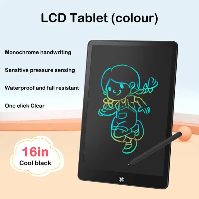 8.5/10/12/16 in LCD Drawing Tablet For Children's Toys Painting Tools Electronics Writing Board Boy Kids Educational Toys Gifts