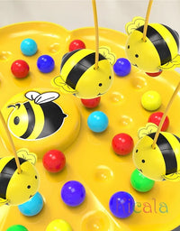 Little Bumblebee Multifunctional Board Game Puzzle Fishing Toys Interactive Educational Toys For Kids Christmas Gift Family Game
