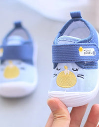 Infant Kids Baby Cartoon Anti Kicking Functional Shoe Soft Sole Squeaky Sneakers Boy Causal Loafers Toddler Girl Non-slip Shoes
