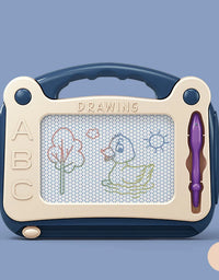 Mini Magnetic Drawing Board Erasable Colorful Writing Pad With One Pen Painting Graffiti Art Educational Preschool Tool Kids Toy
