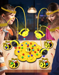 Little Bumblebee Multifunctional Board Game Puzzle Fishing Toys Interactive Educational Toys For Kids Christmas Gift Family Game
