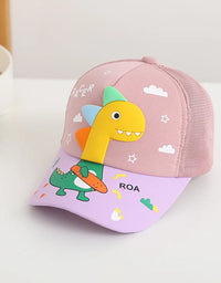 Cartoon Dinosaur Children Baseball Cap Cute Animal Kids Sun Hat Spring Cotton Outdoor Boys Girls Peaked Caps Bonnet Gorras
