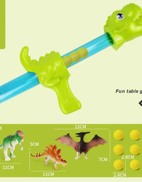 Hungry Shooting Duck Toys 98K Pistol Air-powered Gun Soft Bullet Ball Scoring Battle Games With Light Can Walk Gun Kids Gifts
