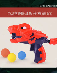 Hungry Shooting Duck Toys 98K Pistol Air-powered Gun Soft Bullet Ball Scoring Battle Games With Light Can Walk Gun Kids Gifts
