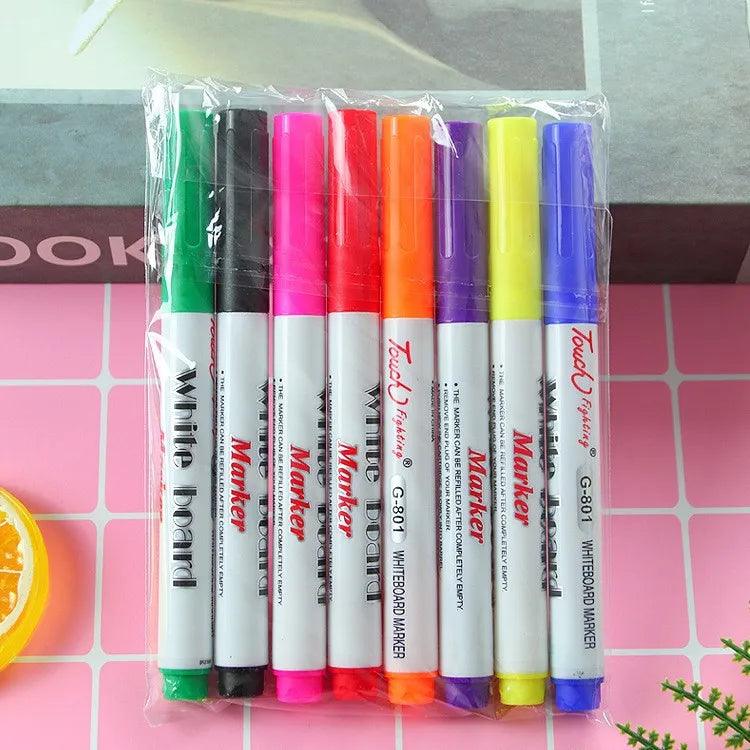 Magical Water Painting Pen Colorful Mark Pen Markers Floating Ink Pen Doodle Water Pens Children Montessori Early Education Toys