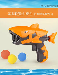 Hungry Shooting Duck Toys 98K Pistol Air-powered Gun Soft Bullet Ball Scoring Battle Games With Light Can Walk Gun Kids Gifts
