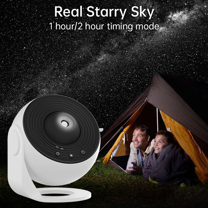 Galaxy Projector Night Light 360° Rotating Planetarium Lamp for Kids Bedroom Wedding Decor Ideal Valentines Day Gift