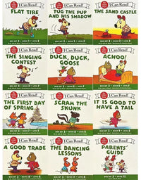 I Can Read Phonics 12 Books/Set English Story Picture Pocket Book  Montessori Learning Beginner Reading 1 2 3 Books
