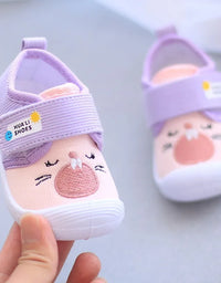 Infant Kids Baby Cartoon Anti Kicking Functional Shoe Soft Sole Squeaky Sneakers Boy Causal Loafers Toddler Girl Non-slip Shoes
