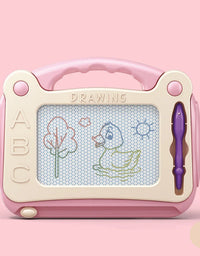 Mini Magnetic Drawing Board Erasable Colorful Writing Pad With One Pen Painting Graffiti Art Educational Preschool Tool Kids Toy
