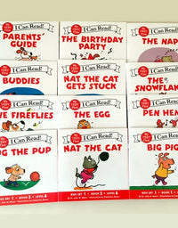 I Can Read Phonics 12 Books/Set English Story Picture Pocket Book  Montessori Learning Beginner Reading 1 2 3 Books
