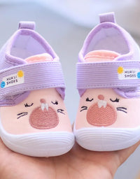 Infant Kids Baby Cartoon Anti Kicking Functional Shoe Soft Sole Squeaky Sneakers Boy Causal Loafers Toddler Girl Non-slip Shoes
