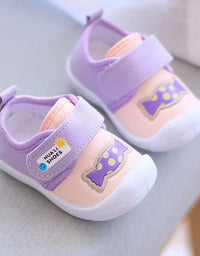 Infant Kids Baby Cartoon Anti Kicking Functional Shoe Soft Sole Squeaky Sneakers Boy Causal Loafers Toddler Girl Non-slip Shoes
