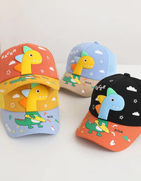 Cartoon Dinosaur Children Baseball Cap Cute Animal Kids Sun Hat Spring Cotton Outdoor Boys Girls Peaked Caps Bonnet Gorras
