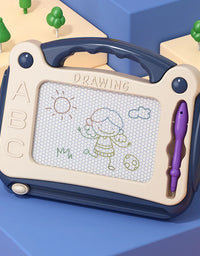 Mini Magnetic Drawing Board Erasable Colorful Writing Pad With One Pen Painting Graffiti Art Educational Preschool Tool Kids Toy

