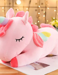 Kawaii Horse Plush 25/50cm Soft Stuffed Huggable Dolls Animal Acompany Toys Children Girl Birthday Gifts
