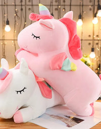 Kawaii Horse Plush 25/50cm Soft Stuffed Huggable Dolls Animal Acompany Toys Children Girl Birthday Gifts
