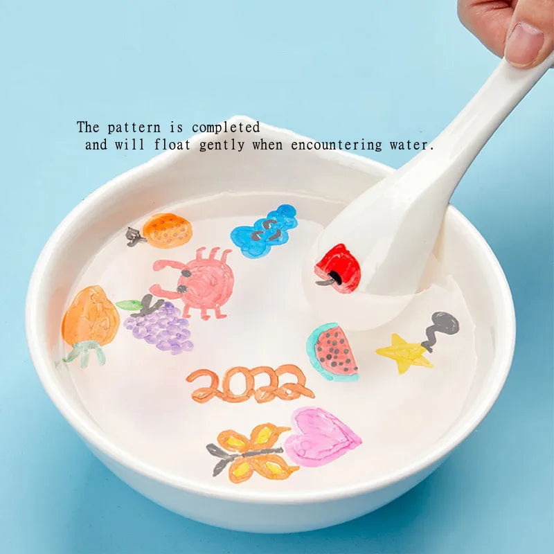 Magical Water Painting Pen Colorful Mark Pen Markers Floating Ink Pen Doodle Water Pens Children Montessori Early Education Toys