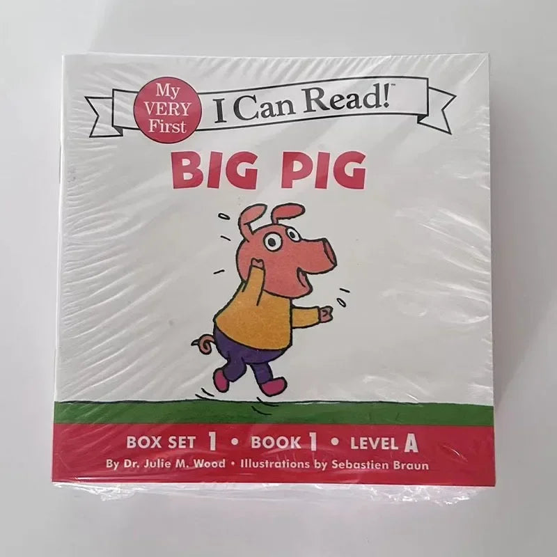 I Can Read Phonics 12 Books/Set English Story Picture Pocket Book  Montessori Learning Beginner Reading 1 2 3 Books