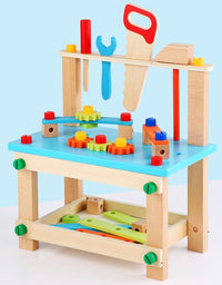 Montessori for Kid Children'S Educational Toys Chair Designer Set of Tools Wooden Toys Christmas Gifts for Girls Boys

