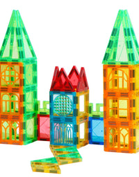 Magnetic Construction Set Model & Building Toy DIY Magnetic Blocks Tiles Montessori Educational Toys for Kids Gift
