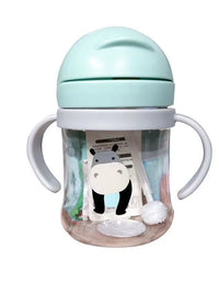 250Ml Baby Feeding Cup with Straw Children Learn Feeding Drinking Bottle Kids Training Cup with Straw
